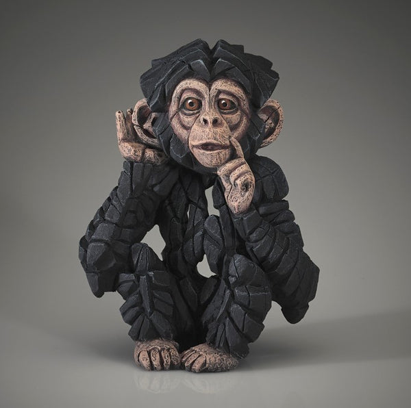 Edge Sculpture Baby Chimpanzee Hear No Evil Reeds Homestore