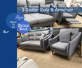 Calais - 3 Seater Sofa & Armchair