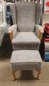 Shackletons - Cambridge - Wing Chair & Stool