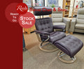 Stressless - Eric - Medium Chair & Stool