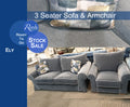 Lavinia - 3 Seater Sofa and Armchair