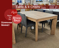 Titchwell - Table & 4 Chairs