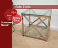 Glass Side Table